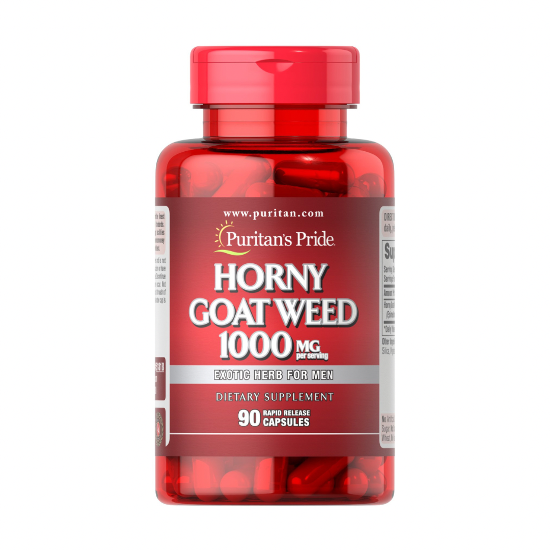PURITAN’S PRIDE Horny Goat Weed 1000mg *90 capsules