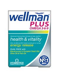 WELLMAN PLUS Omega 3-6-9 pack