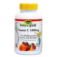 NATURE’S FIELD Vitamin C 1000mg *100 tablets