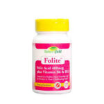 NATURE’S FIELD Folite (Folic acid + Vitamin B6 & B12) *100 tablets