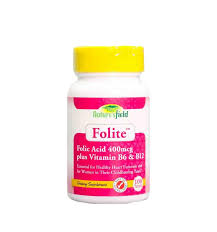 NATURE’S FIELD Folite (Folic acid + Vitamin B6 & B12) *100 tablets