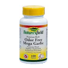 NATURE’S FIELD Odor Free Garlic *100 tablets