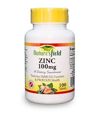 NATURE’S FIELD Zinc 100mg *100 tablets