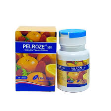 PELROZE Chewable Vitamin C 500mg *30 tablets