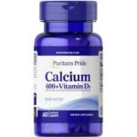 PURITAN’S PRIDE Calcium 600 + Vitamin D3 *60 caplets
