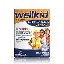 WELLKID 4-12years Multi-Vitamin Smart chewable * 30