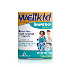 WELLKID 4-12years IMMUNE chewable *30