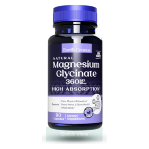 EARTH’S CREATION Magnesium Glycinate 360mg *90 capsules