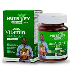 NUTRIFY MultiVitamin for Men 50+ plus Probiotics *30