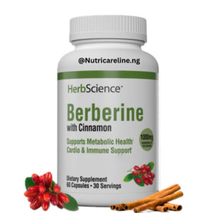 HERBSCIENCE Berberine with Cinnamon *60 capsules